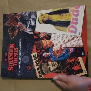 Stranger Things Poster Book NWT